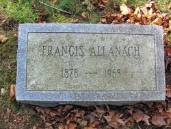 Francis Allanach headstone